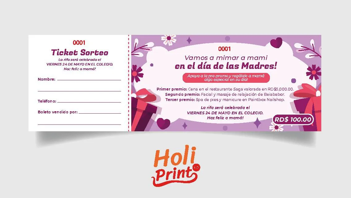 Boletos de Rifa