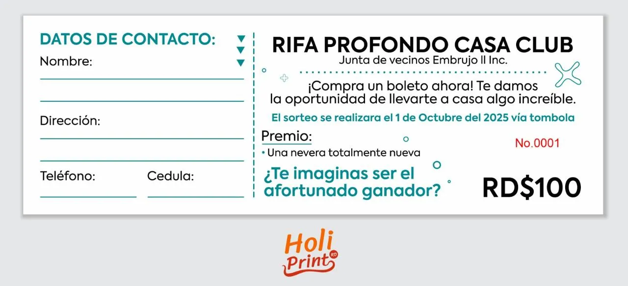 Boletos de Rifa, imagen 3