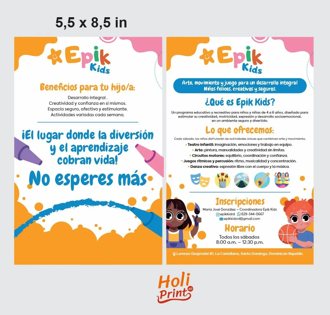 Volante / Flyer (Media Carta) Dos Cara
